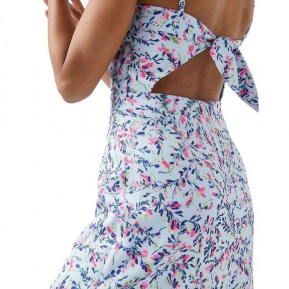 FRENCH CONNECTION Floral Tie Back Mini Dress - Picture 5 of 5